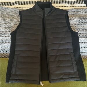 Men's Black Quilted Vest